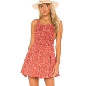 Free People Floral Crossback Dress
